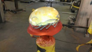 painted helmet
