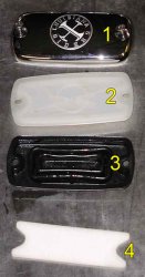 Master cylinder cover parts