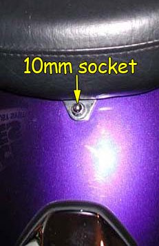 Passenger seat bolt