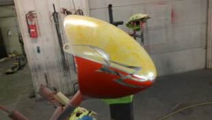 painted headlight