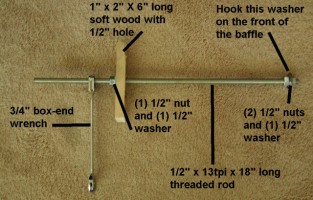 Baffle removal tool