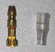 Bullet terminal & insulating sleeve