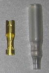 Sleeve terminal & insulating sleeve