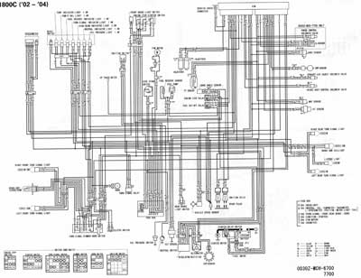 Motorcycle Wire Schematics « Bareass Choppers Motorcycle ... 2007 honda vtx 1800 wiring diagram 