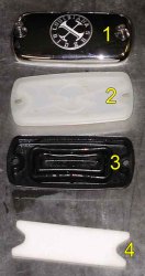 Master cylinder cover parts