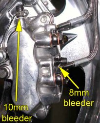 Left brake caliper