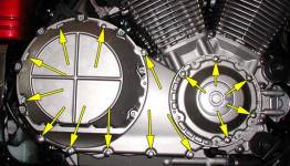 Right side case bolt locations