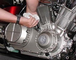 Cleaning up extra RTV silicone