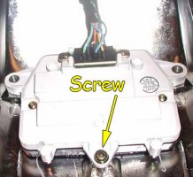 Rear light cluster screw