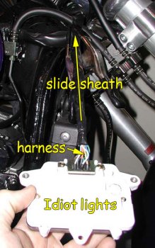 Dash light wire harness