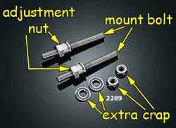 Kuryakyn #2289 mounting kit