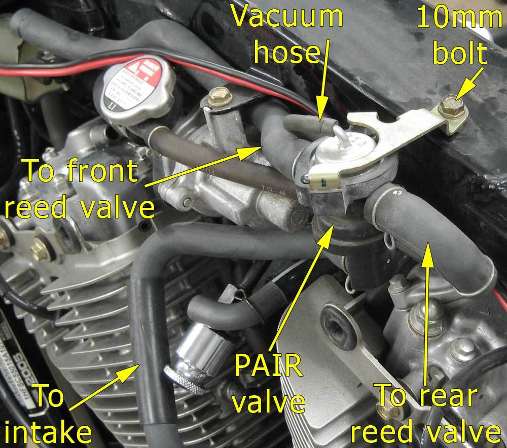 VTX 1300 PAIR valve assembly