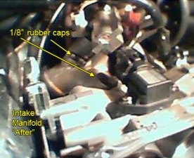 Intake manifold plugged
