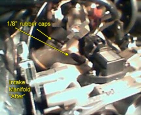 Intake manifold plugged