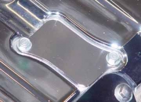 reed valve covered w/ block-off plate