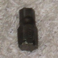 Shortened 5mm allen for getting into tight places