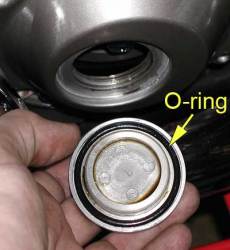 Crankshaft cover O-ring