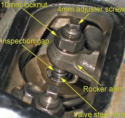 Detailed picture inside a VTX valve inspection cover