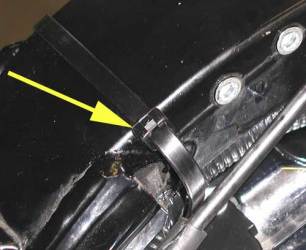 VTX backbone zip-tie