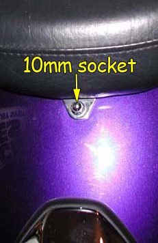 Passenger seat bolt