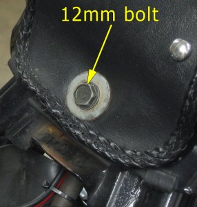 Rear tank mounting bolt