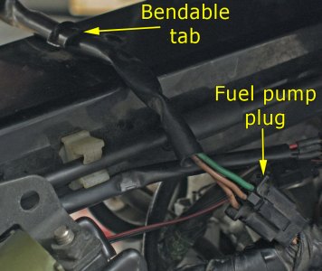 Fuel pump electrical connector