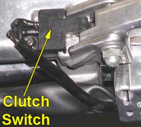 Clutch safety switch