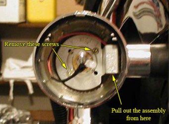 Bulb assembly screws