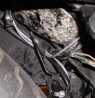 Wiring under the fender