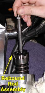 Rebound rod assembly
